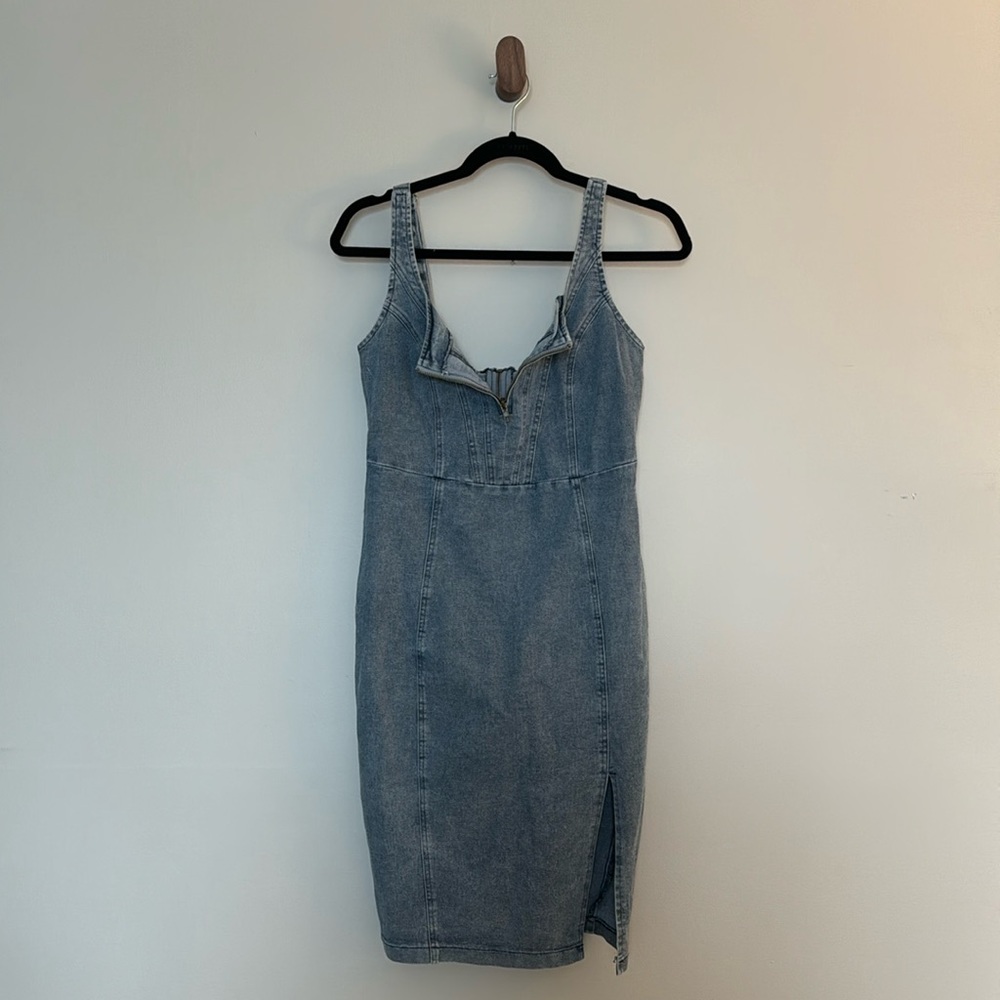 Bodycon Denim Mini Dress